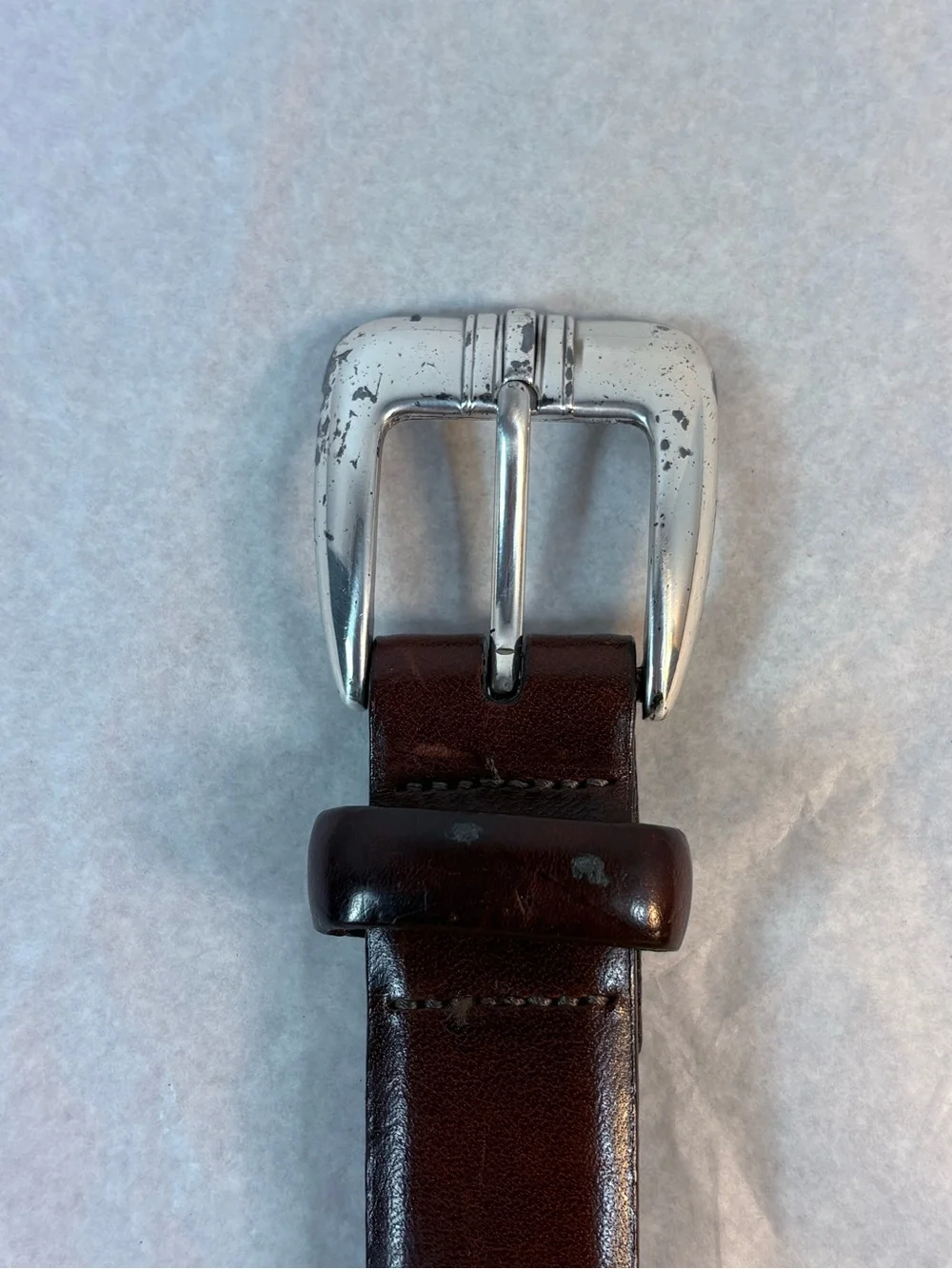 Brighton Women’s Brown Leather Concho Belt Size 38